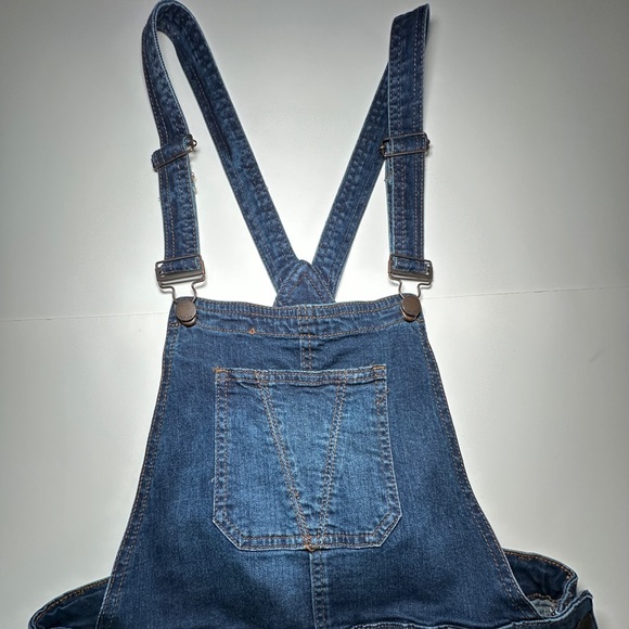 Refuge Bib Overalls Adjustable Bibs Women’s Size 10 Denim - Picture 8 of 11